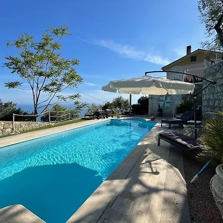Sea South Front Property1/2acre.gardens Pool Hydro Pieve Ligure