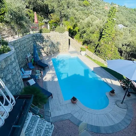 Sea South Front Property1/2acre.gardens Pool Hydro * Pieve Ligure