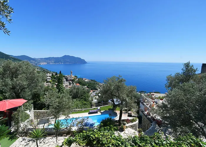 Sea South Front Property1/2acre.gardens Pool Hydro * Pieve Ligure
